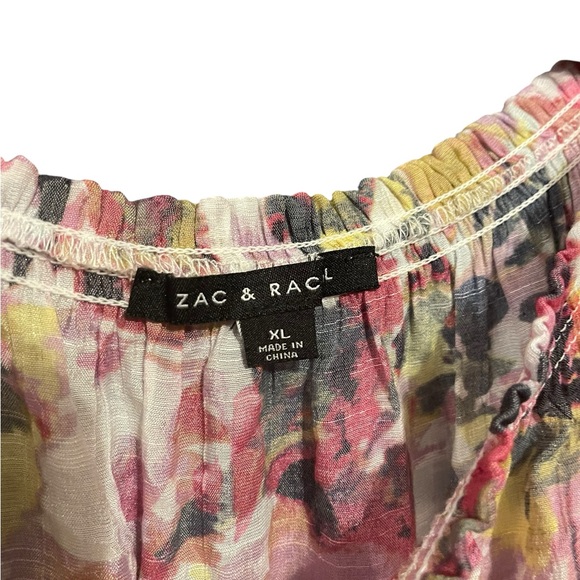 Zac & Rachel Floral Off-the-Shoulder Blouse - Picture 3 of 3